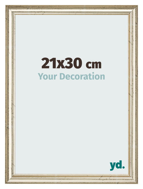 Fotokader 21x30cm Metaalglans MDF Lazio Voorzijde Maat | Yourdecoration.be
