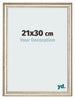 Fotokader 21x30cm Metaalglans MDF Lazio Voorzijde Maat | Yourdecoration.be