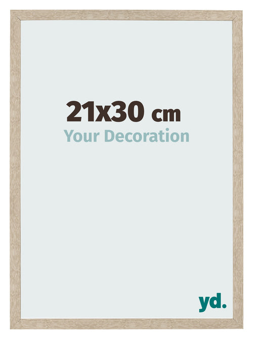 Fotokader 21x30cm Sonoma Eiken MDF Bologna Voorzijde Maat | Yourdecoration.be