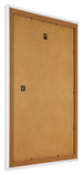 Fotokader 21x30cm Wit Geveegd MDF Lazio Achterzijde Schuin | Yourdecoration.be