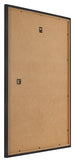 Fotokader 21x30cm Zwart Mat MDF Bologna Achterzijde Schuin | Yourdecoration.be