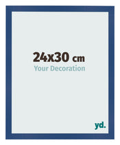Fotokader 24x30 cm Donkerblauw MDF Bologna Voorzijde Maat | Yourdecoration.be