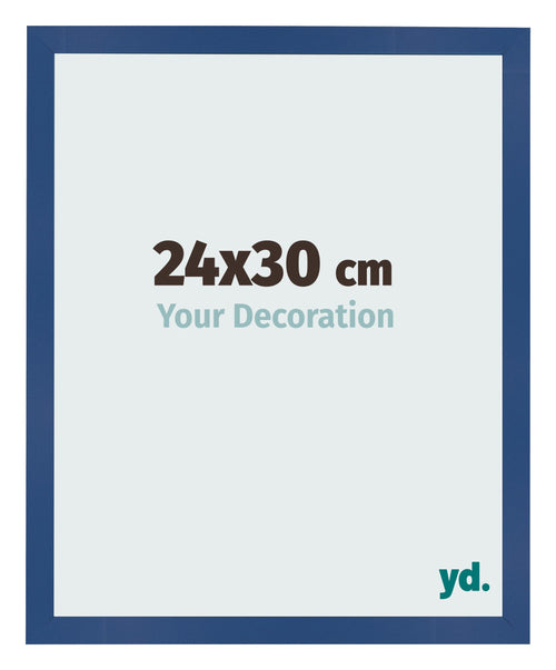 Fotokader 24x30 cm Donkerblauw MDF Bologna Voorzijde Maat | Yourdecoration.be