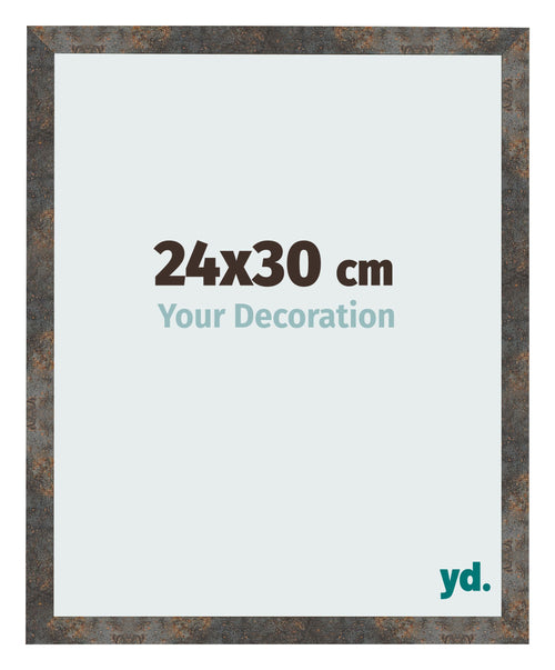 Fotokader 24x30 cm Geoxideerd Metaal MDF Bologna Voorzijde Maat | Yourdecoration.be