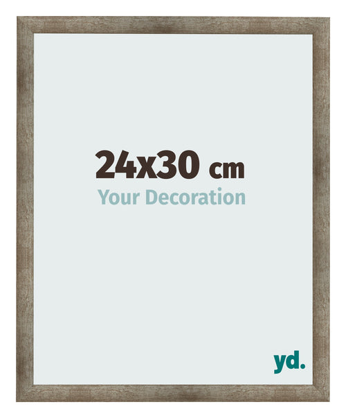 Fotokader 24x30 cm Metaal Vintage MDF Bologna Voorzijde Maat | Yourdecoration.be