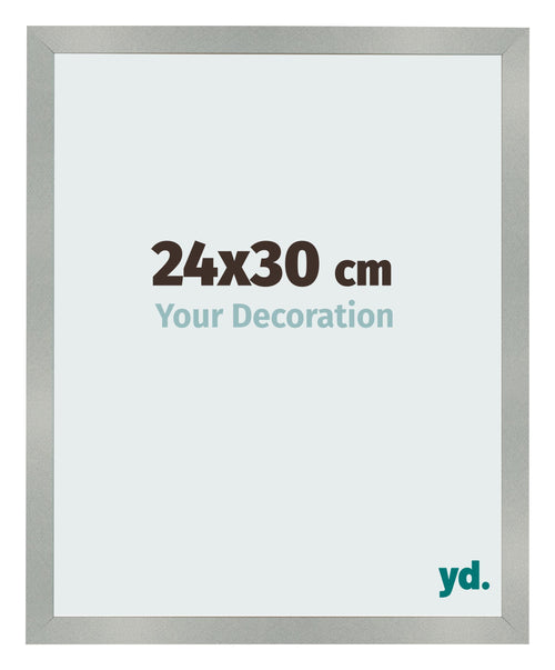 Fotokader 24x30cm Aluminium Geborsteld MDF Bologna Voorzijde Maat | Yourdecoration.be