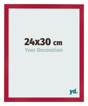 Fotokader 24x30cm Rood MDF Bologna Voorzijde Maat | Yourdecoration.be