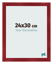 Fotokader 24x30cm Wijnrood Geveegd MDF Pisa Voorzijde Maat | Yourdecoration.be