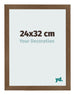 Fotokader 24x32 cm Eiken Rustiek MDF Bologna Voorzijde Maat | Yourdecoration.be