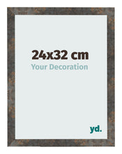 Fotokader 24x32 cm Geoxideerd Metaal MDF Bologna Voorzijde Maat | Yourdecoration.be