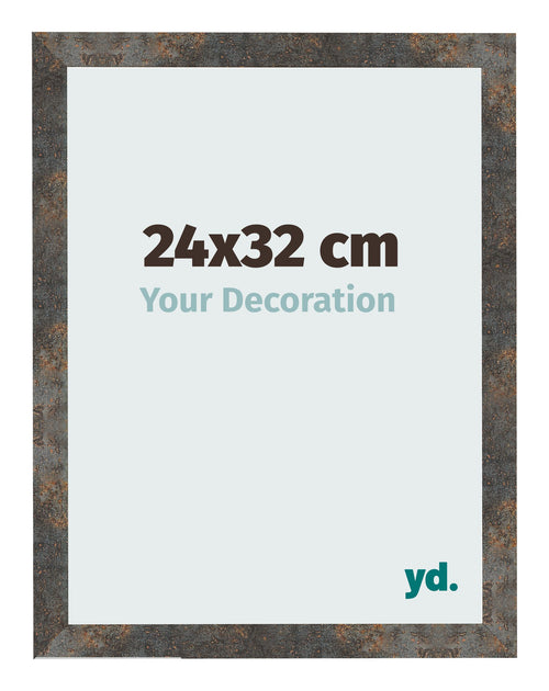 Fotokader 24x32 cm Geoxideerd Metaal MDF Bologna Voorzijde Maat | Yourdecoration.be