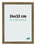 Fotokader 24x32cm Brons Decor MDF Bologna Voorzijde Maat | Yourdecoration.be