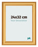 Fotokader 24x32cm Goud Mat MDF Lazio Voorzijde Maat | Yourdecoration.be