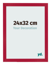 Fotokader 24x32cm Rood MDF Bologna Voorzijde Maat | Yourdecoration.be