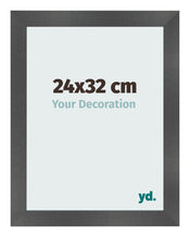 Fotokader 24x32cm Zwart Mat MDF Pisa Voorzijde Maat | Yourdecoration.be