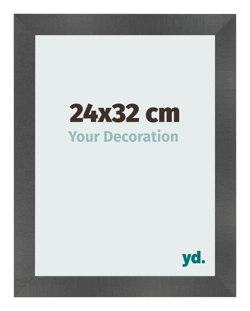 Fotokader 24x32cm Zwart Mat MDF Pisa Voorzijde Maat | Yourdecoration.be