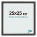 Fotokader 25x25cm Antraciet MDF Bologna Voorzijde Maat | Yourdecoration.be