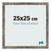 Fotokader 25x25cm Blauw Goud Gemeleerd MDF Bologna Voorzijde Maat | Yourdecoration.be