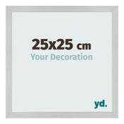 Fotokader 25x25cm Edelstaal MDF Bologna Voorzijde Maat | Yourdecoration.be