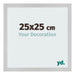Fotokader 25x25cm Edelstaal MDF Bologna Voorzijde Maat | Yourdecoration.be