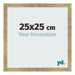 Fotokader 25x25cm Goud Antiek MDF Bologna Voorzijde Maat | Yourdecoration.be