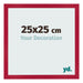 Fotokader 25x25cm Rood MDF Bologna Voorzijde Maat | Yourdecoration.be