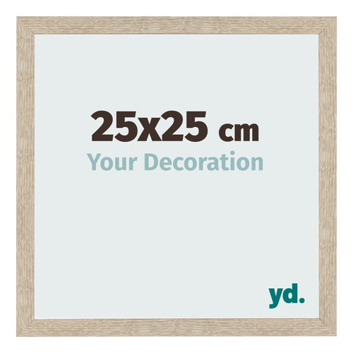 Fotokader 25x25cm Sonoma Eiken MDF Bologna Voorzijde Maat | Yourdecoration.be