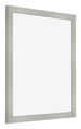 Fotokader 25x25cm Zilver Mat MDF Bologna Voorzijde Schuin | Yourdecoration.be