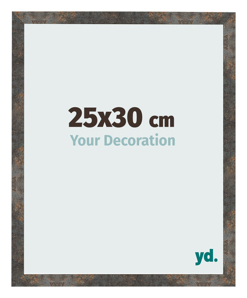 Fotokader 25x30 cm Geoxideerd Metaal MDF Bologna Voorzijde Maat | Yourdecoration.be