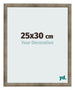 Fotokader 25x30 cm Metaal Vintage MDF Bologna Voorzijde Maat | Yourdecoration.be