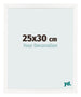 Fotokader 25x30 cm Wit Hoogglans MDF Bologna Voorzijde Maat | Yourdecoration.be