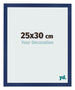 Fotokader 25x30cm Donkerblauw Geveegd MDF Bologna Voorzijde Maat | Yourdecoration.be