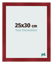 Fotokader 25x30cm Wijnrood Geveegd MDF Pisa Voorzijde Maat | Yourdecoration.be