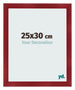 Fotokader 25x30cm Wijnrood Geveegd MDF Pisa Voorzijde Maat | Yourdecoration.be
