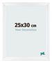 Fotokader 25x30cm Wit Mat MDF Pisa Voorzijde Maat | Yourdecoration.be
