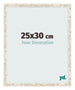 Fotokader 25x30cm Wit Vintage MDF Bologna Voorzijde Maat | Yourdecoration.be