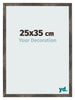 Fotokader 25x35 cm Geoxideerd Metaal MDF Bologna Voorzijde Maat | Yourdecoration.be