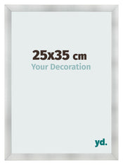 Fotokader 25x35cm Aluminium Geborsteld MDF Pisa Voorzijde Maat | Yourdecoration.be