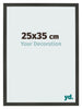 Fotokader 25x35cm Antraciet MDF Bologna Voorzijde Maat | Yourdecoration.be