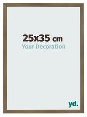 Fotokader 25x35cm Brons Decor MDF Bologna Voorzijde Maat | Yourdecoration.be