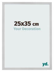 Fotokader 25x35cm Edelstaal MDF Bologna Voorzijde Maat | Yourdecoration.be