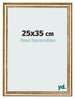 Fotokader 25x35cm Goud Antiek MDF Lazio Voorzijde Maat | Yourdecoration.be