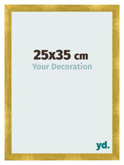 Fotokader 25x35cm Goud Vintage MDF Pisa Voorzijde Maat | Yourdecoration.be