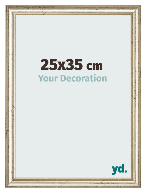 Fotokader 25x35cm Metaalglans MDF Lazio Voorzijde Maat | Yourdecoration.be