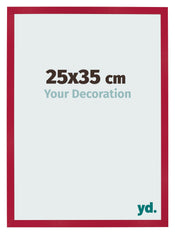 Fotokader 25x35cm Rood MDF Bologna Voorzijde Maat | Yourdecoration.be