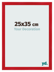Fotokader 25x35cm Rood MDF Pisa Voorzijde Maat | Yourdecoration.be
