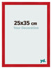 Fotokader 25x35cm Rood MDF Pisa Voorzijde Maat | Yourdecoration.be