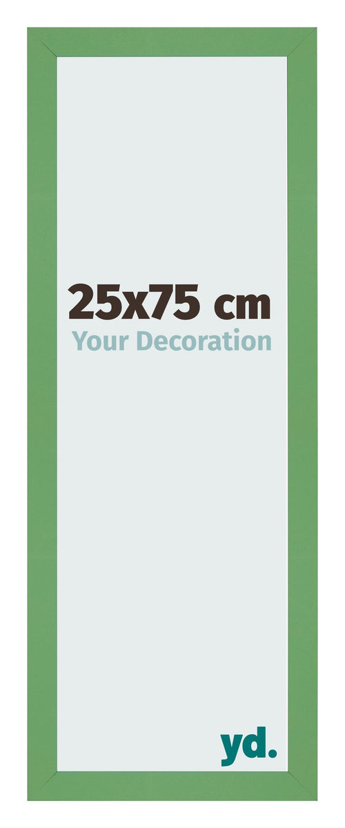 Fotokader 25x75 cm Groen MDF Bologna Voorzijde Maat | Yourdecoration.be