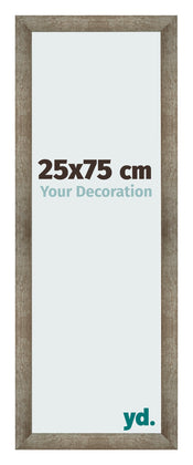 Fotokader 25x75 cm Metaal Vintage MDF Bologna Voorzijde Maat | Yourdecoration.be