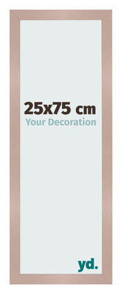 Fotokader 25x75 cm Oudroze MDF Bologna Voorzijde Maat | Yourdecoration.be